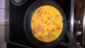 omelet med rester